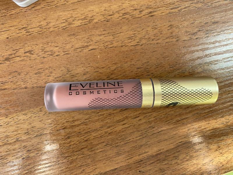 Жидкая матовая помада eveline cosmetics variete satin matt lip liquid