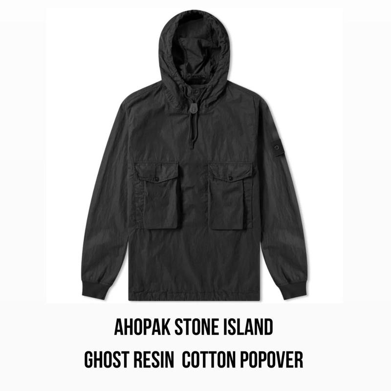 Stone island ghost resin cotton popover hooded Stone Island 2700