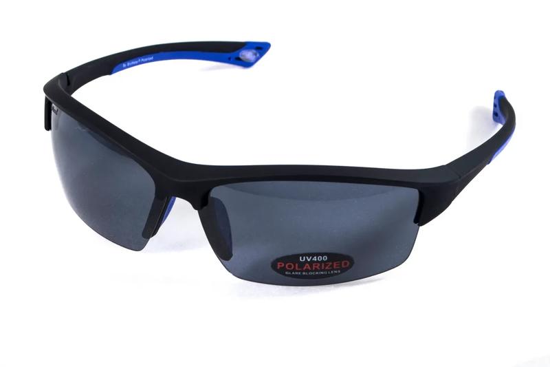 Поляризационные очки bluwater daytona-1 polarized (gray) серые в черно ...
