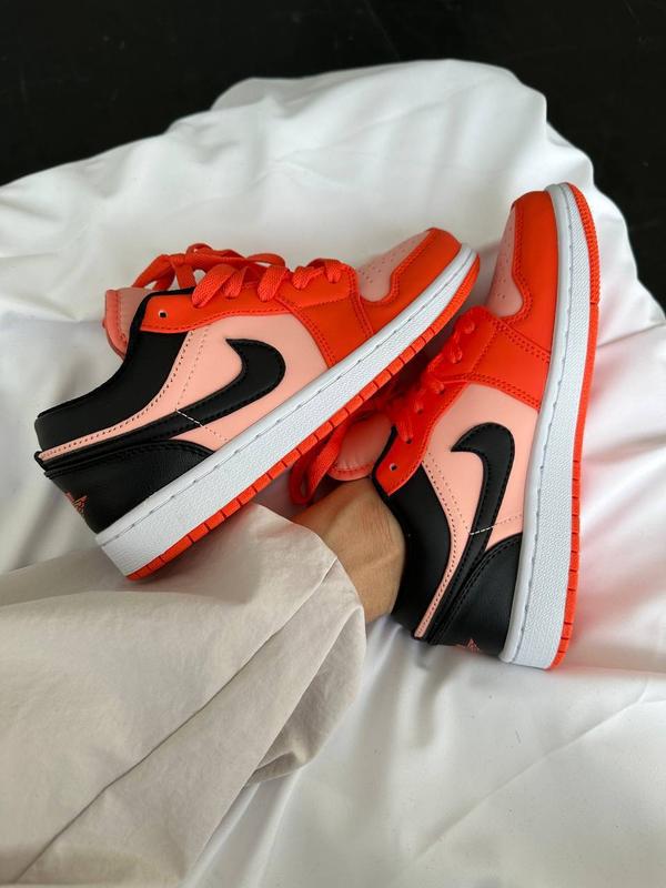 Найк аэр джордан ловля оранжевых кеды nike air jordan 1 low «orange ...