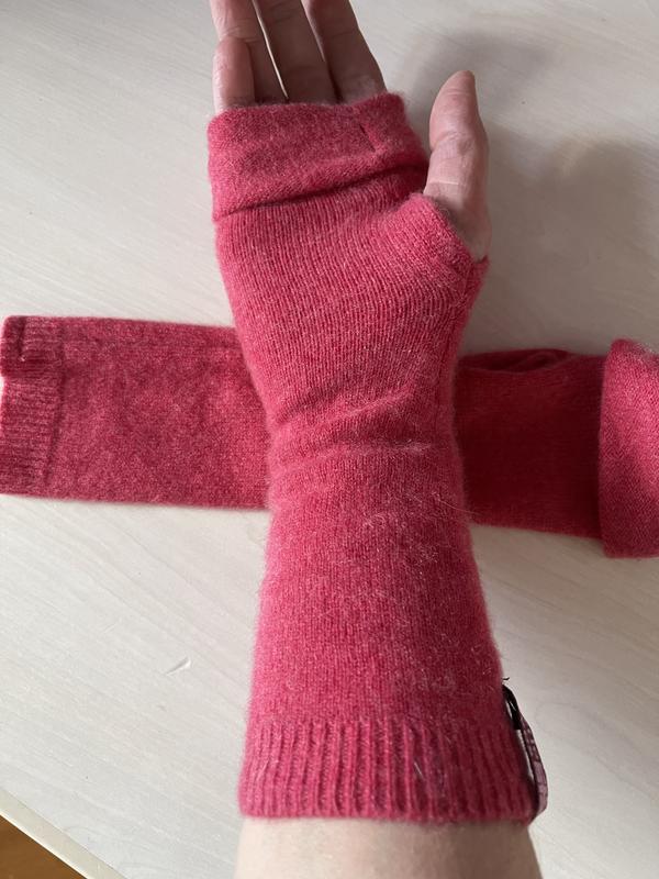 Перчатки без пальцев митенки из кашемира — цена 200 грн в каталоге ...