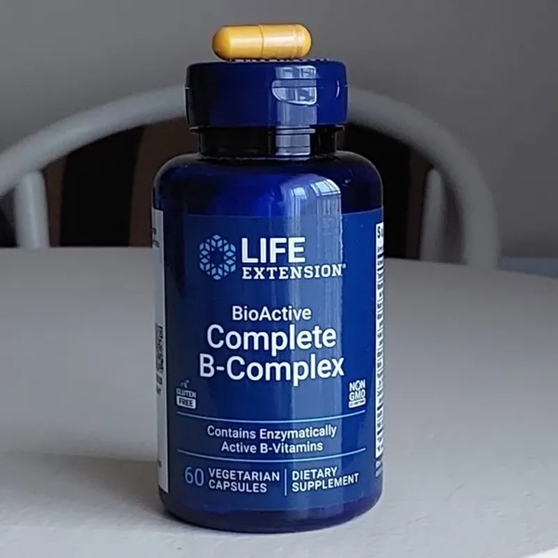 Life extension полный комплекс биоактивных витаминов группы b 60 капсул ...