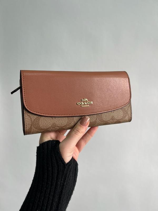 Slim envelope wallet coach hotsell