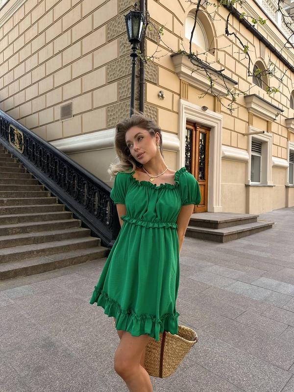 New Мини платье с воланами. Больше фото на официальном сайте www.LN-family.com