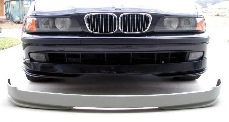 Накладка на передний бампер бмв е39 "ас schnitzer" (до рестайл), юбка ...