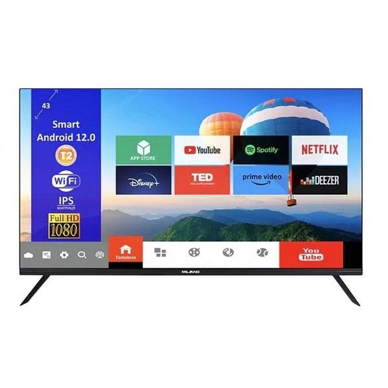 Телевизор smart 43 дюйма full hd milano 43fhdt2s12n23 android 12.0 ...