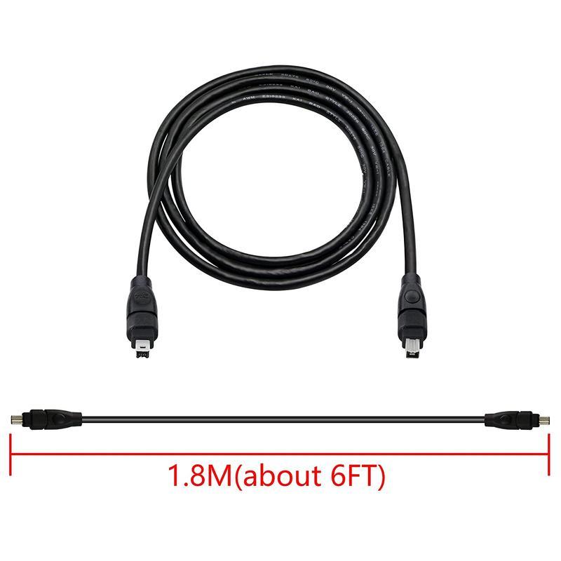 Кабель 1.8м firewire ieee 1394 4 pin firewire 400 dv ilink — ціна 140 ...
