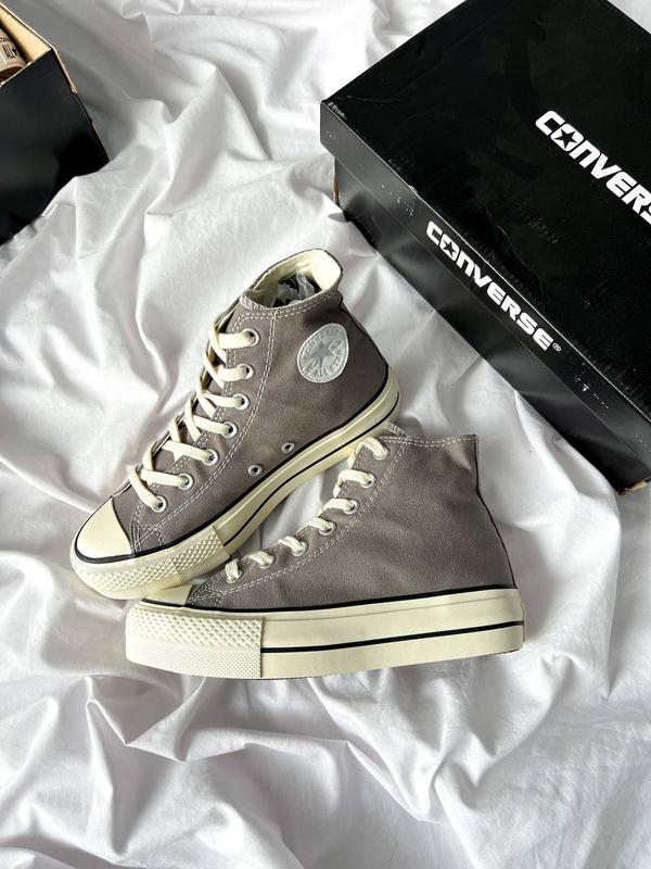 164925876 Converse chuck 70 high vintage canvas origin story grey 2350 converse one star lw po hoo field