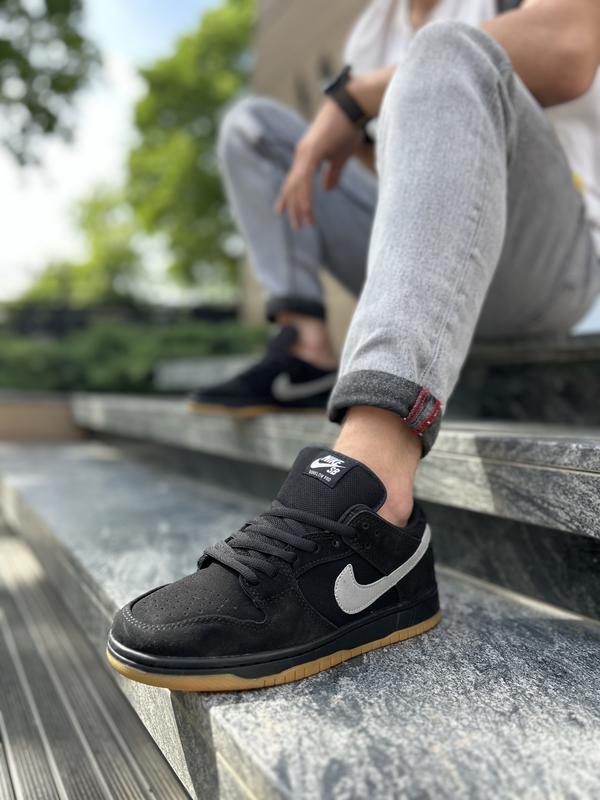 Nike sb dunk black grey “fog”данки,чорні,сб,кеди. — ціна 2500 грн