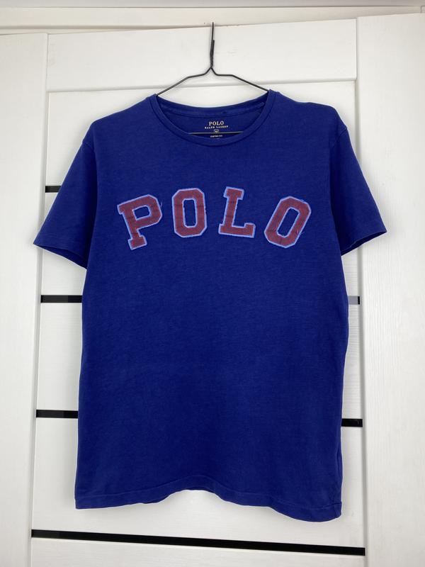 Оригінальна вінтажна футболка polo ralph lauren big logo — ціна 300 грн ...