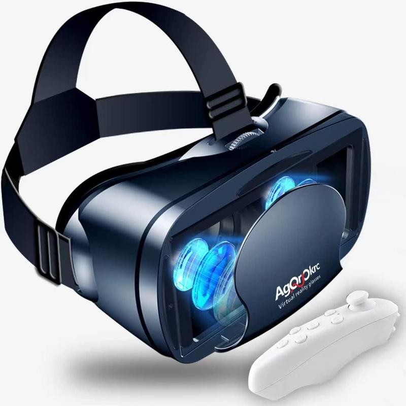Регулируемые 3d vr-очки гарнитура виртуальной реальности hd blu-ray для ...