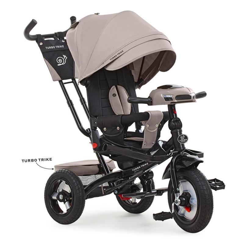 Дитячий триколісний велосипед - коляска turbo trike mt 1006-12 з ...