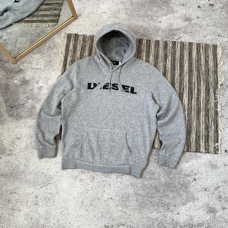 Diesel grey hoodie on sale