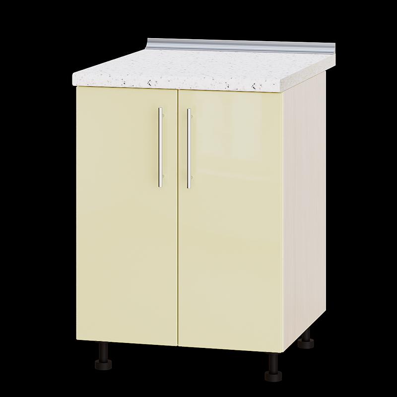 Кухня модерн эверест модуль низ мойка н84-600 ваниль глянец - дуб ...