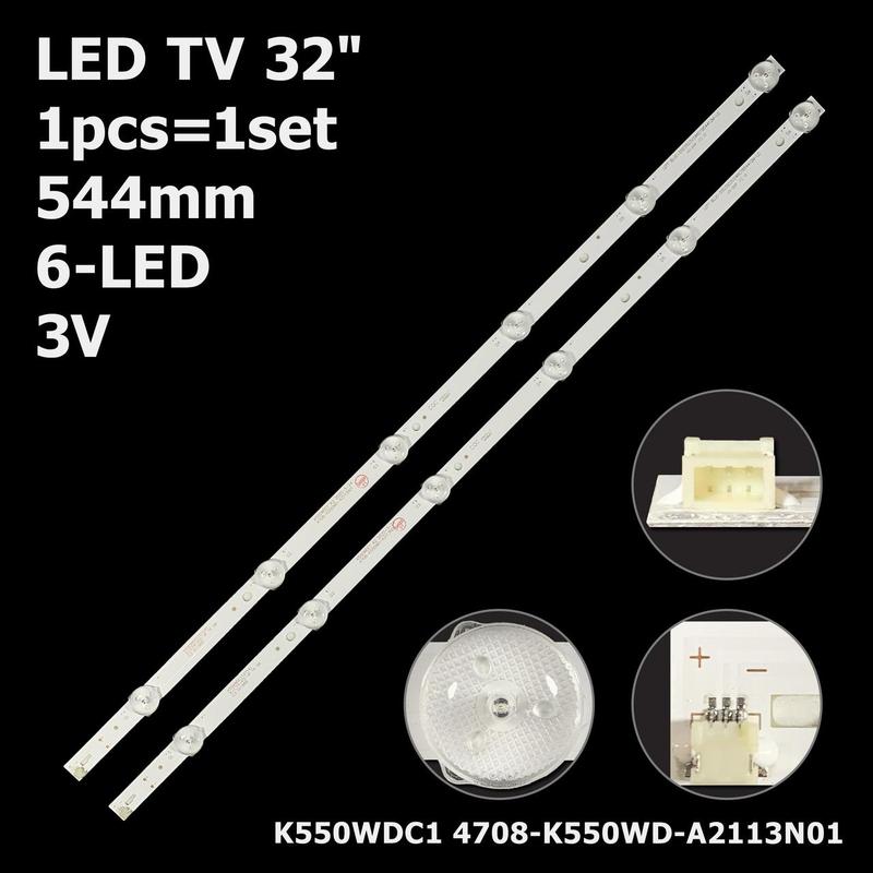 Striscia Di Retroilluminazione A LED 3V/6V 50 Pz/lotto 14LED Per - Foto 2