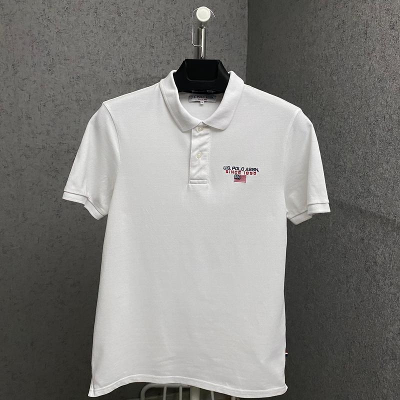Біла футболка поло від бренда u.s. polo assn — ціна 380 грн у каталозі ...