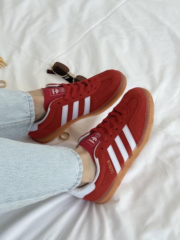 Adidas gazelle orange sale