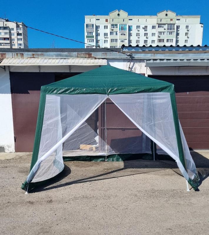 Шатер-павильон - палатка для пасеки для откачки меда 3х3 метра с тентом ...