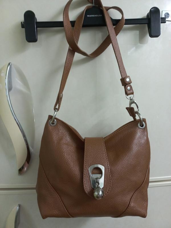 Сумка через плечо женская кожа genuine leather италии — ціна 1895 грн у ...