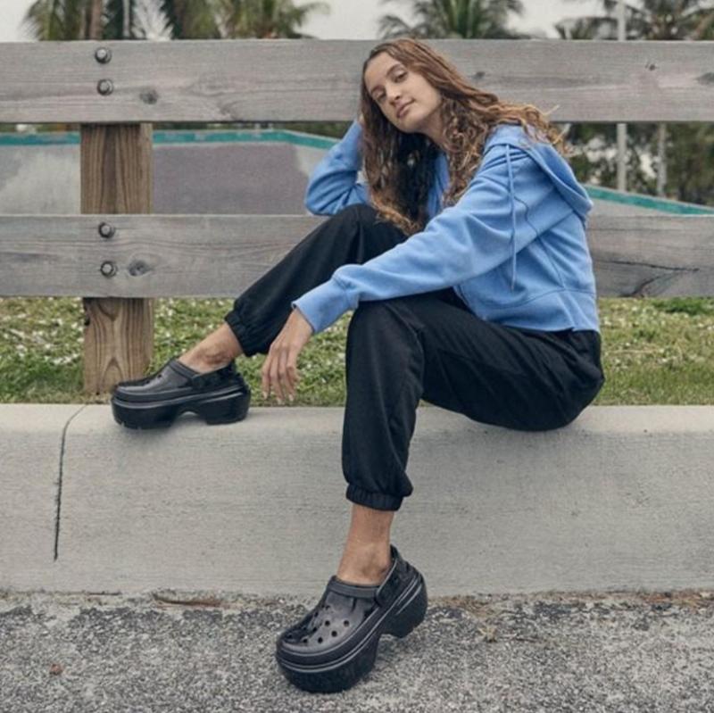 Crocs stomp clog black сабо крокси — купить в Украине | SHAFA