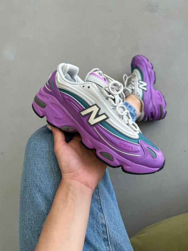 Grey and purple new balance sale