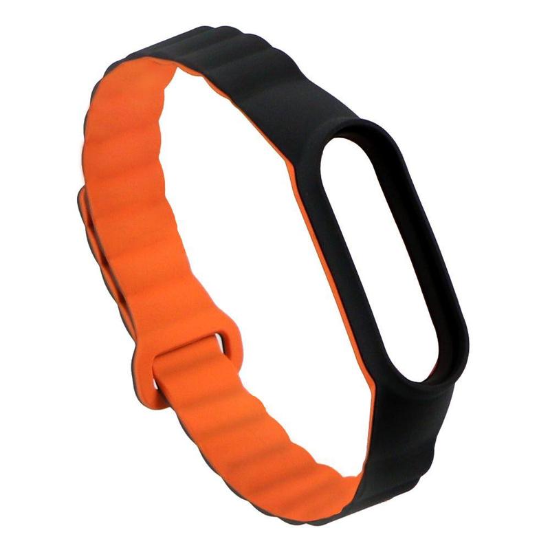 silicone link xiaomi mi band 3 mi band4 mi band 5 mi band 6 mi band 7 black orange 304 166605780