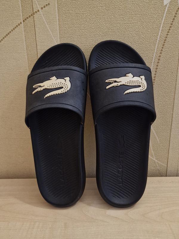 Lacoste croco slide outlet