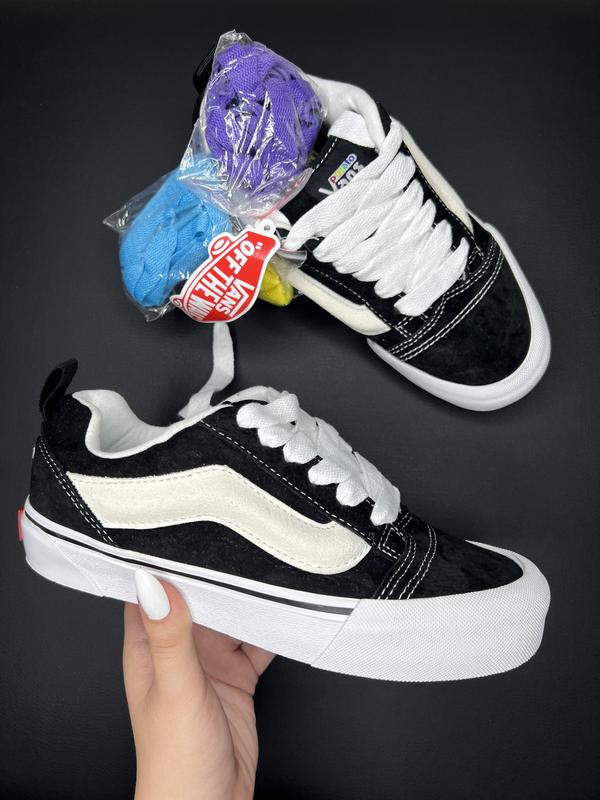 vans slip on v crib checker black white black truewhite skool potato 2090
