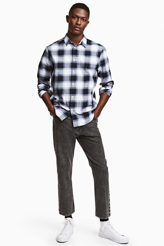 straight cropped jeans 899 slim fit h m h m