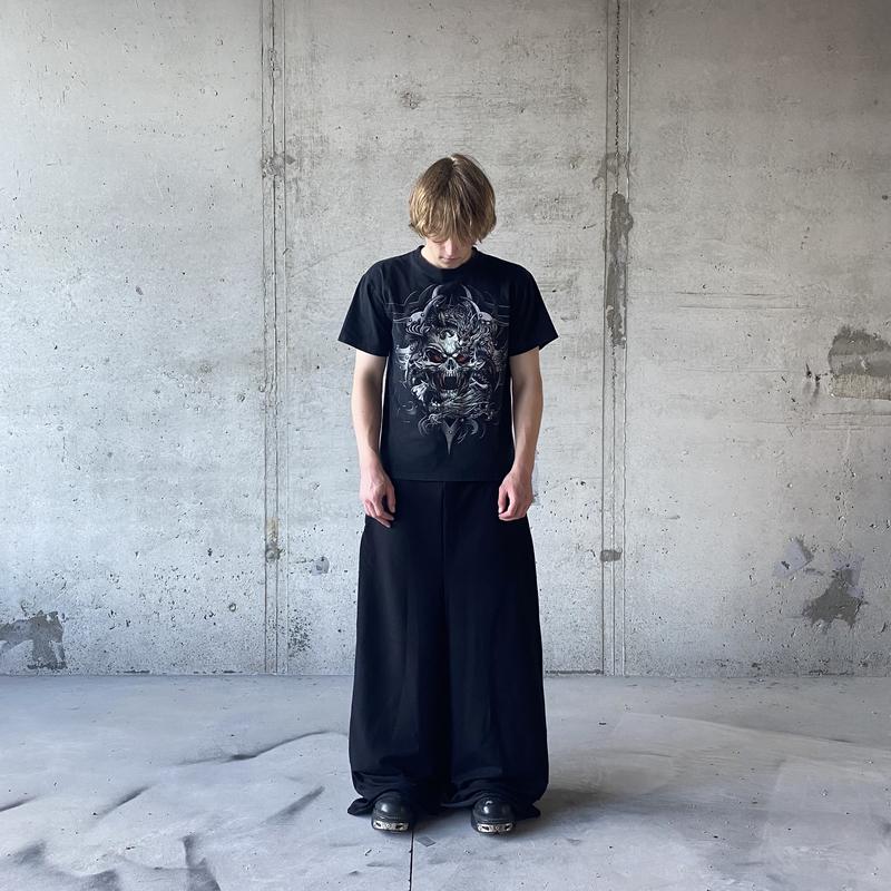Y2k skull tee streetwear y2k sk8 vintage archive punk gothic