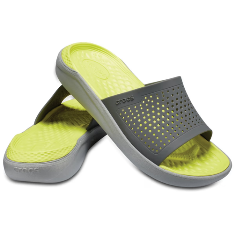 Crocs шлепанцы крокс шлепки слайды тапочки literide slide grey — ціна ...