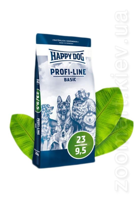 Корм happy dog (хеппи дог) profi line basic 23/9,5 20 кг — ціна 2370 ...
