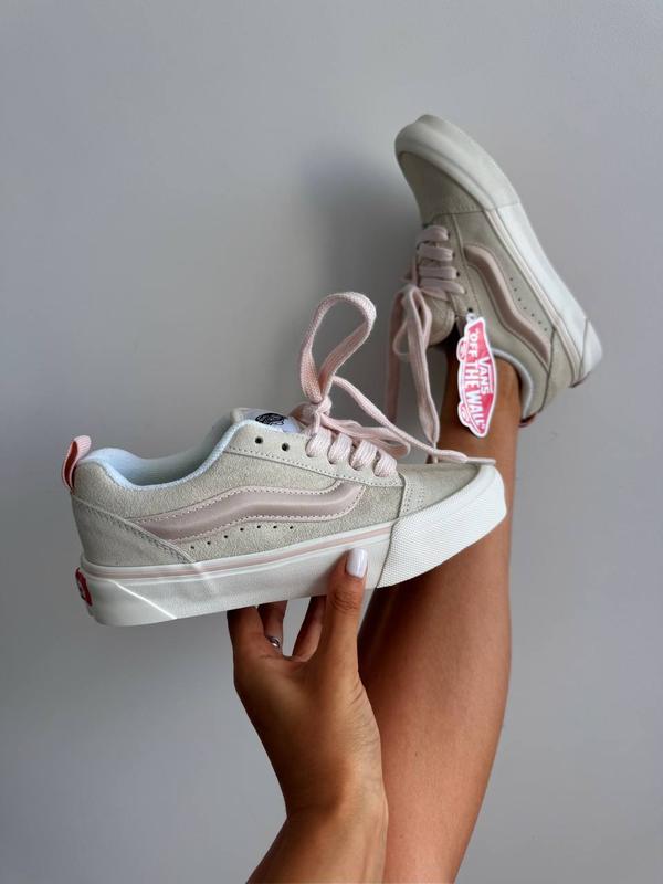 Low top pink vans sale