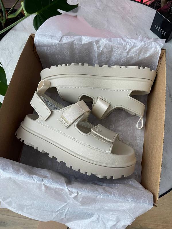 Топ! сандалі в стилі ugg goldenglow sandals beige, босоніжки угг — ціна ...