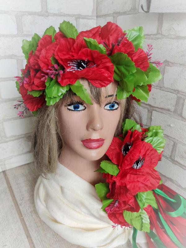 Мак из ленты, МК / Ободок с маками, МК / DIY Ribbon Poppy / DIY Satin Poppy Hairband