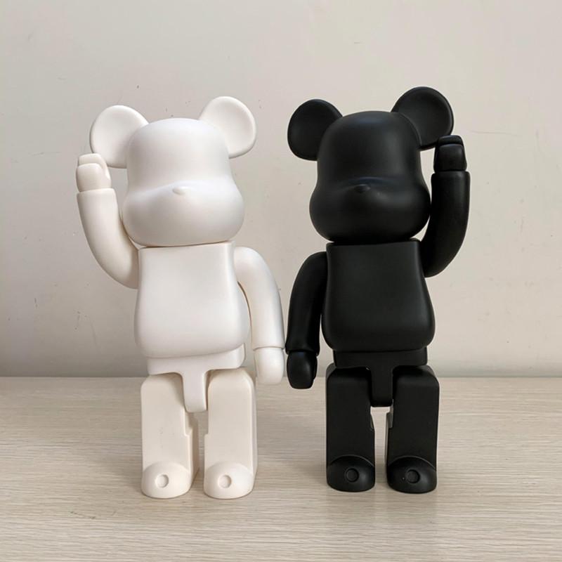 Статуэтка bearbrick 400% white 28 см. дизайнерская игрушка беарбрик ...