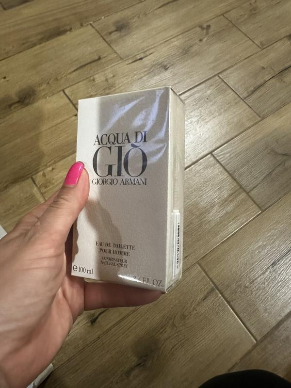 Armani aqcua di gio 100 ml original 2575 169692935 uomo emporio armani cappotti cappotto doppiopetto