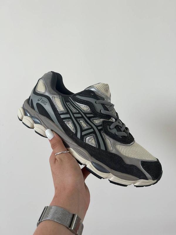 Asics gel nyc 'oatmeal obsidian grey' — цена 2832 грн в