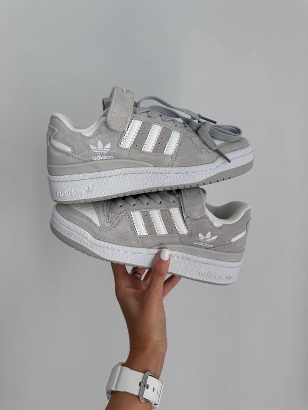 adidas forum 84 low light grey suede 2499 169805519