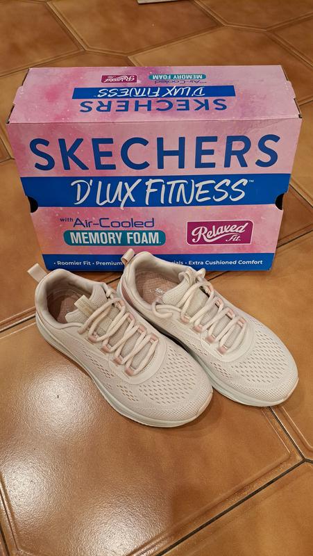 skechers delux fitness air cooled memory foam relaxed fit intertop 1250 170830364