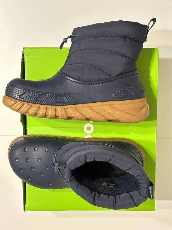 Крокс чоботи зимові сині дует мах crocs unisex adult classic duet