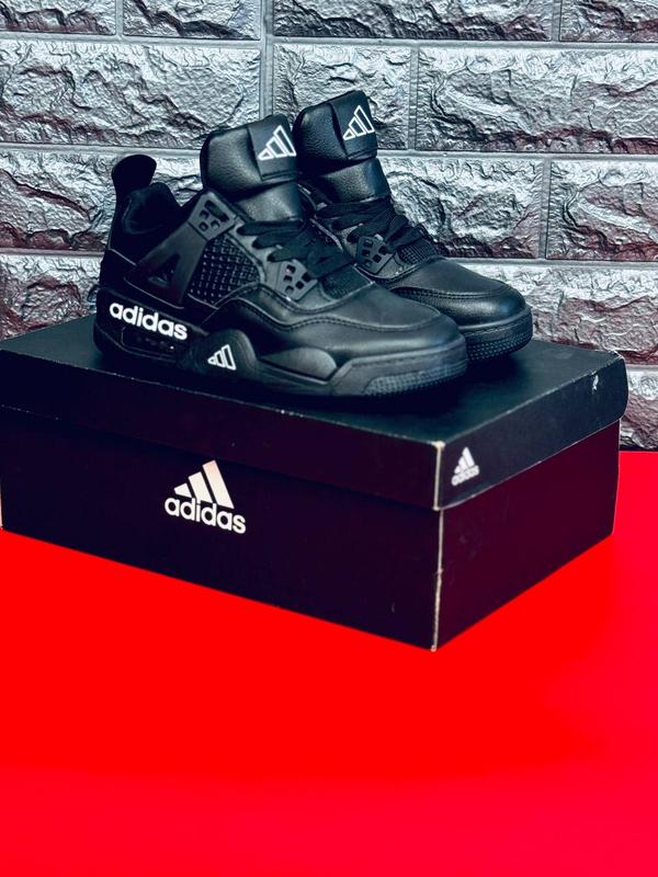 Мужские кроссовки adidas черные кожаные кроссовки адидас зимние ...