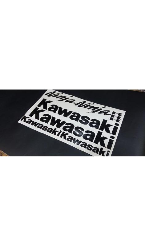 Наклейки на мотоцикл бак пластик kawasaki кавасаки — цена 300 грн в ...
