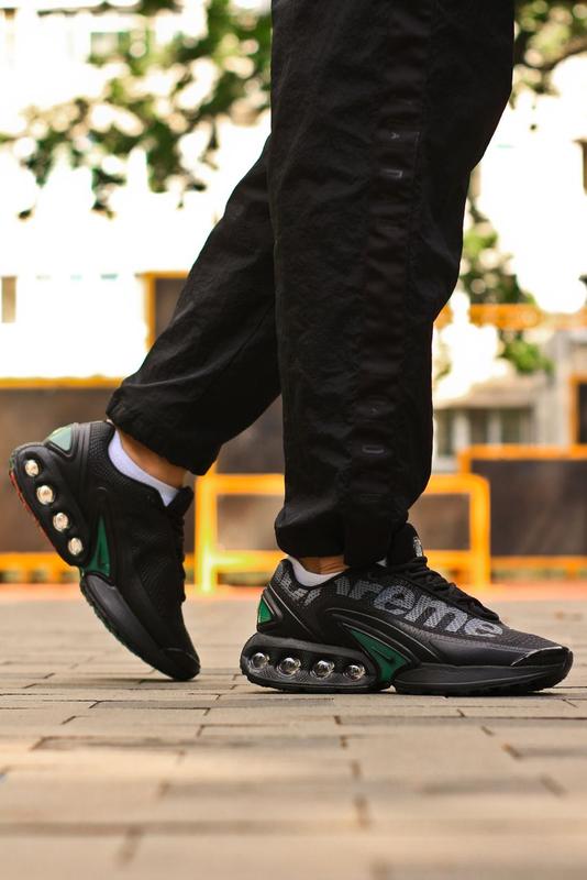 Кроссовки мужские supreme x nike air max dn'black galactic jade