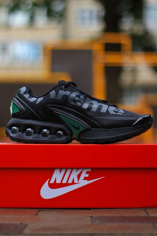 Мужские кроссовки supreme x nike air max dn'black galactic jade