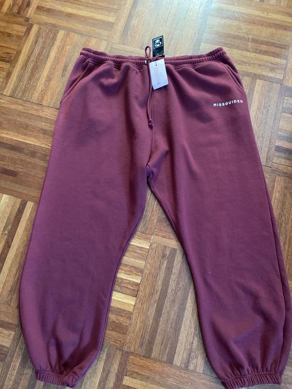 Missguided oversized jogger hotsell