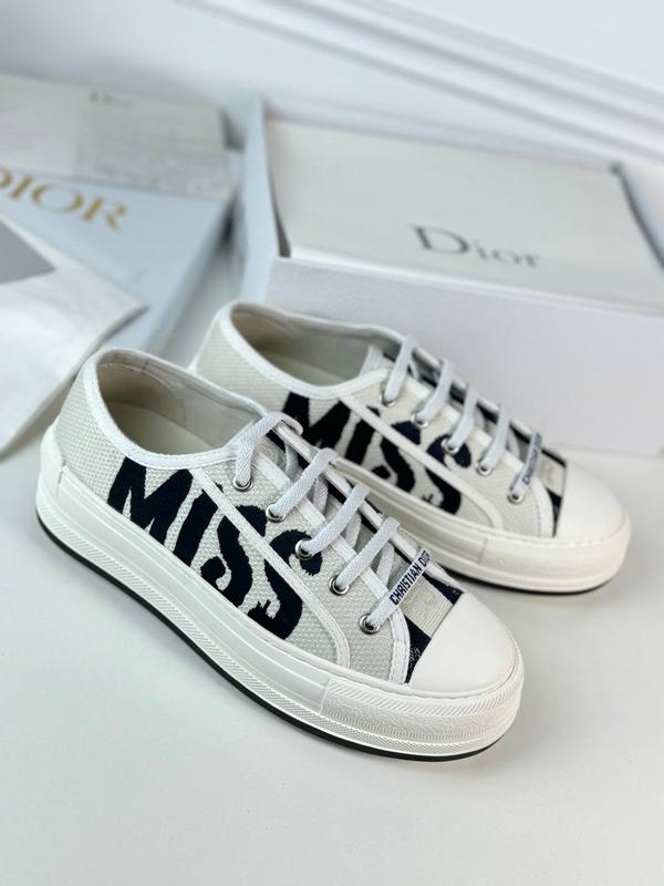 Кеды женские тканевые брендовые в стиле missdior — ціна 6700 грн у ...