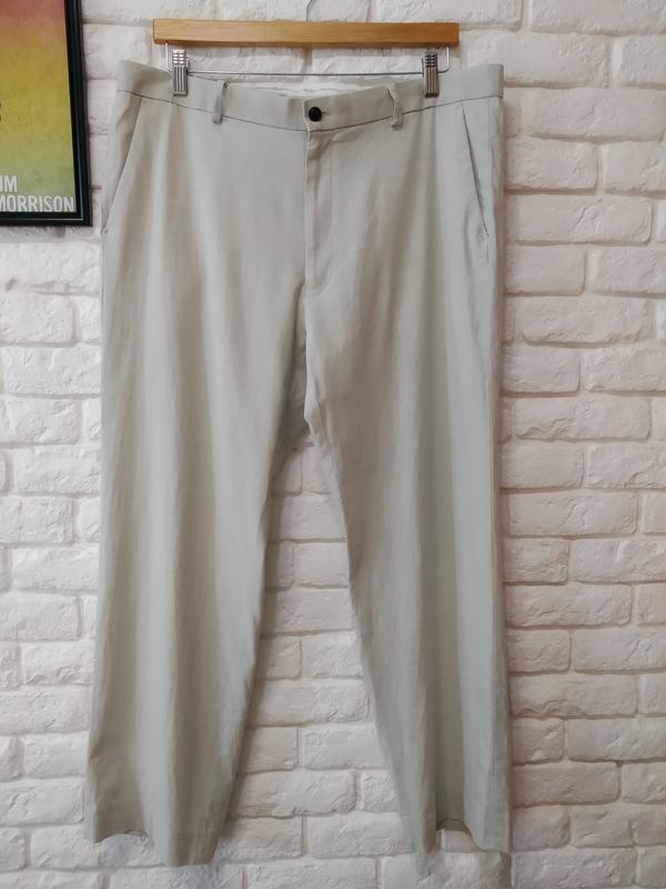 Легкие летние брюки m&s collection ( лен, вискоза, коттон ). — цена 370 ...