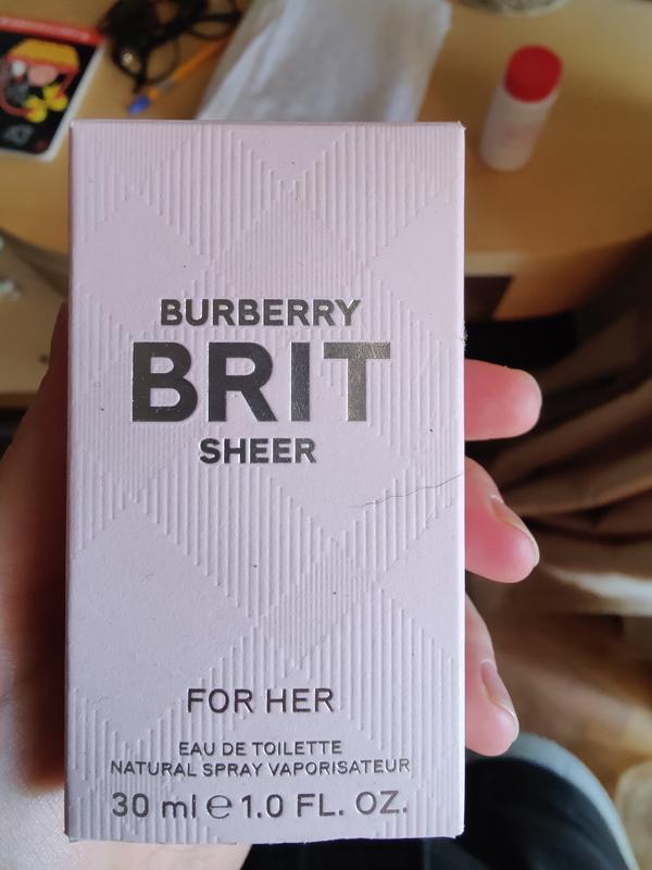 Burberry brit for her eau de toilette natural spray best sale