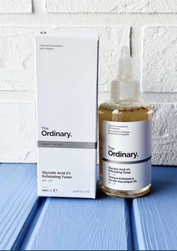 The ordinary glycolic acid 7% exfoliating toner відлущувальний тонік із ...